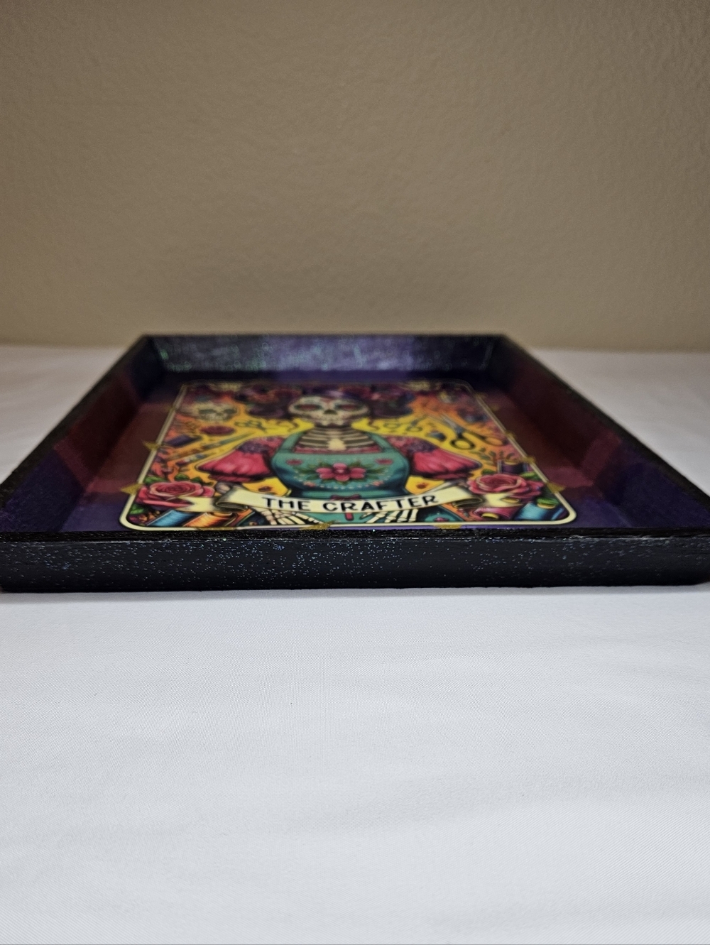"The Crafter" Handmade Tray - Picture 7 of 8